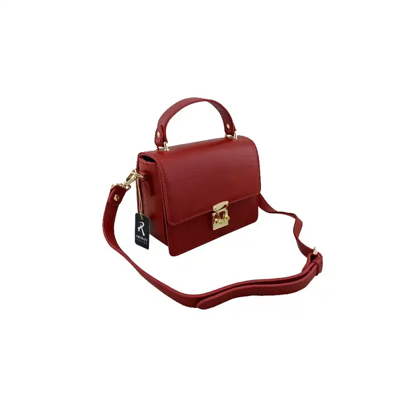 کیف دوشی زنانه آرمان چرم مدل آذرگون