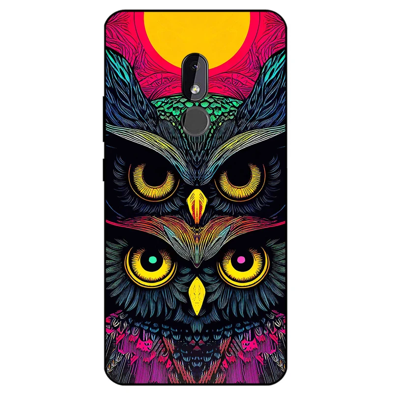 کاور مگافون طرح جغد مدل 1904 مناسب برای گوشی موبایل نوکیا C3     