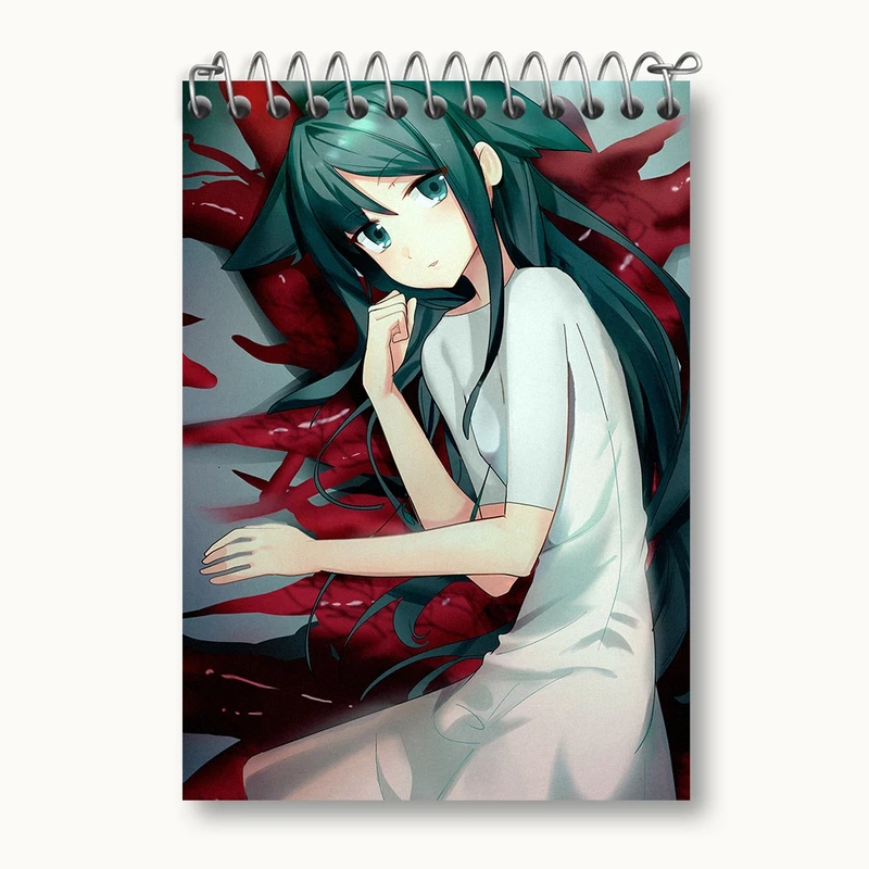 دفتر یادداشت 50 برگ خندالو مدل بازی آواز سایا (Saya no Uta) کد 35332