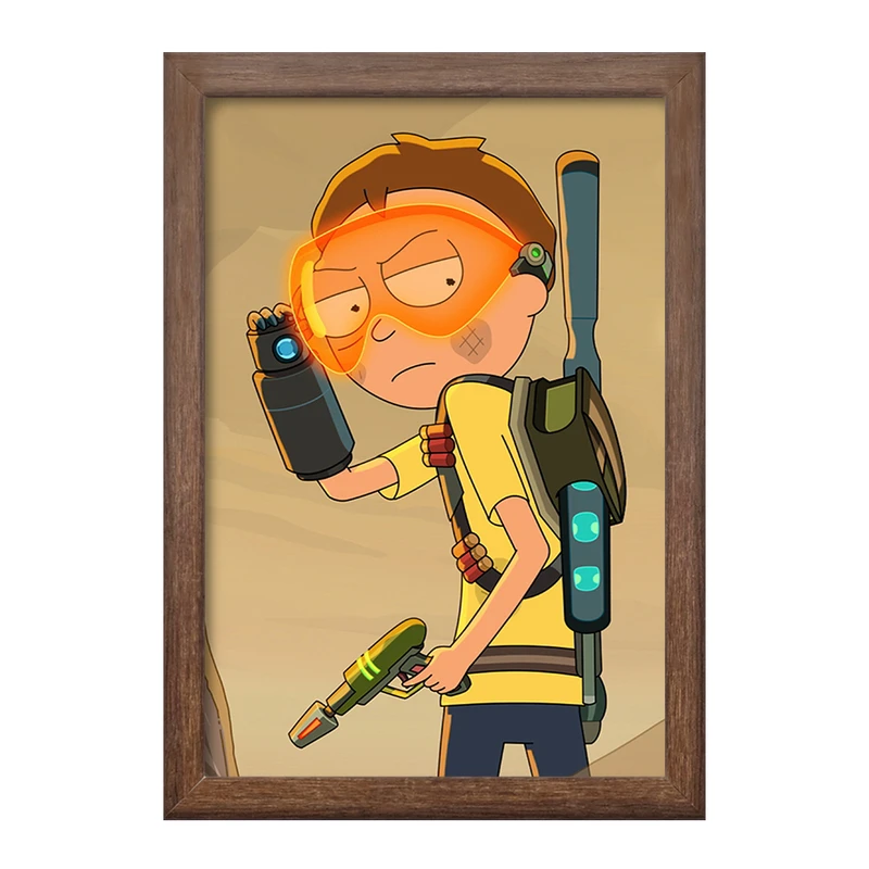 تابلو خندالو طرح انیمیشن ریک و مورتی Rick and Mort کد 26398