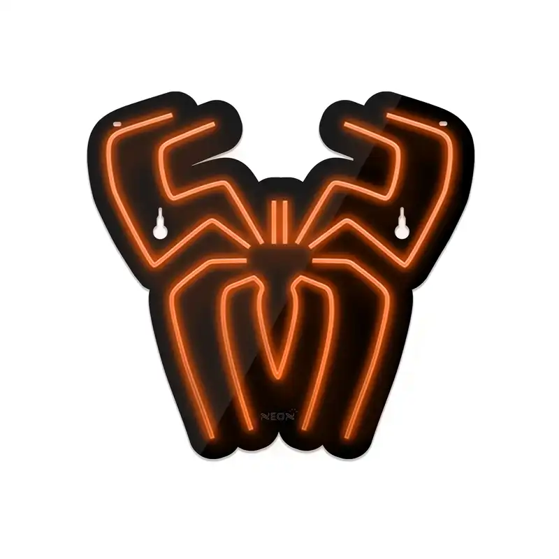 چراغ دیواری نئون دیزاین مدل Spider-BL_ORG