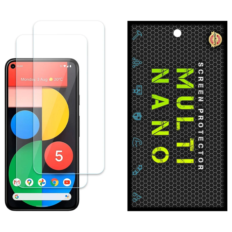 محافظ صفحه نمایش مولتی نانو مدل X-S2N مناسب برای گوشی موبایل گوگل Pixel 5 بسته دو عددی