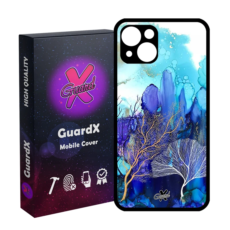 کاور گارد ایکس طرح آبرنگی مدل Glass10292 مناسب برای گوشی موبایل اپل iPhone 13