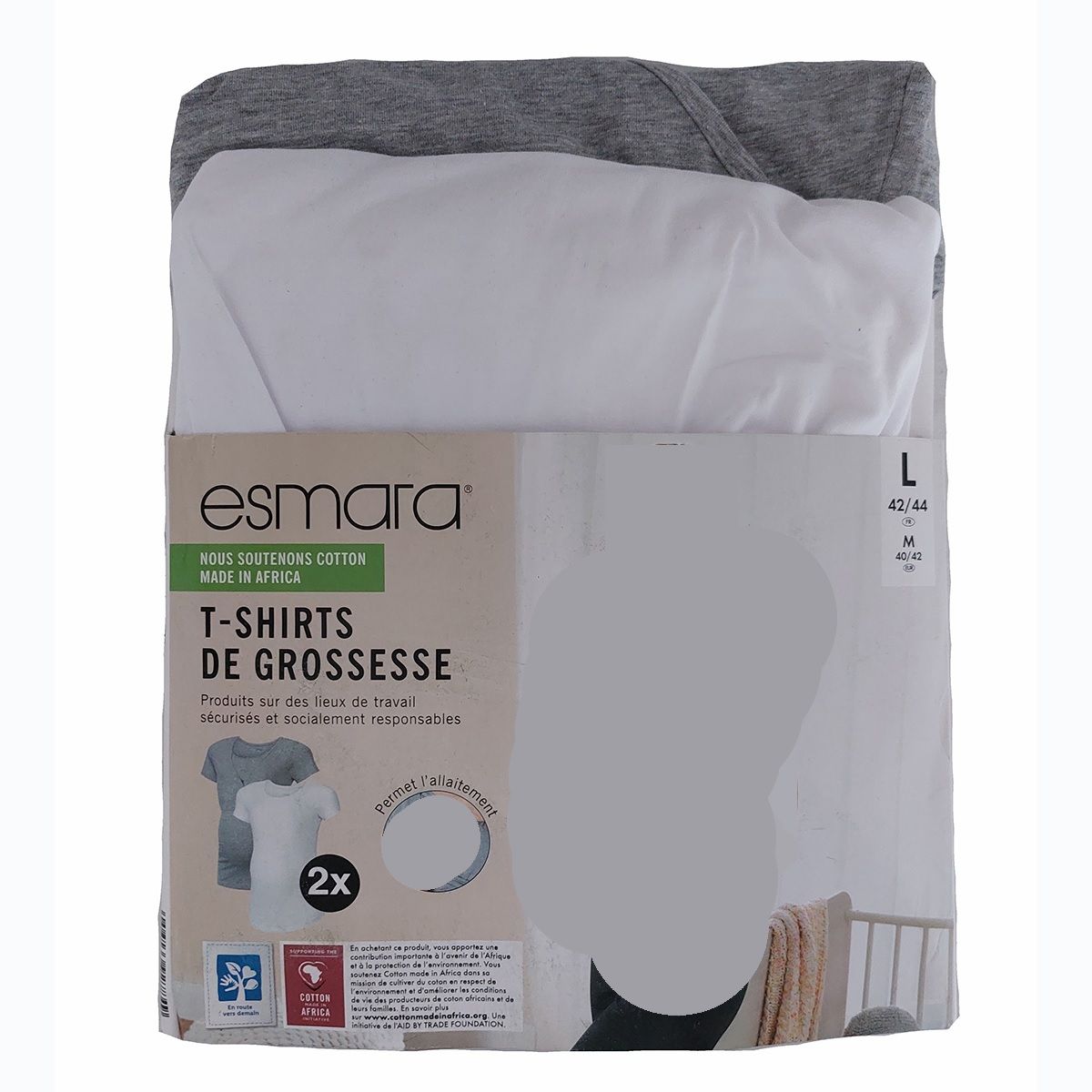 تی شرت بارداری اسمارا مدل 16795243مجموعه 2 عددی -  - 7