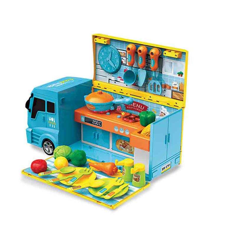 ست اسباب بازی فست فود بوا مدل کامیون آشپزخانه 8761