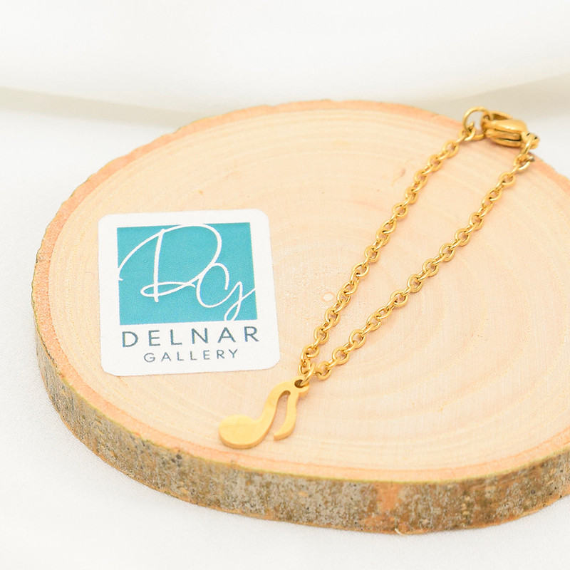 آویز ساعت زنانه دلنار مدل نت موسیقی