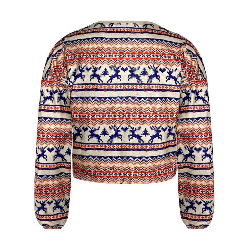 بلوز آستین بلند زنانه افراتین مدل گوزن کد 7543