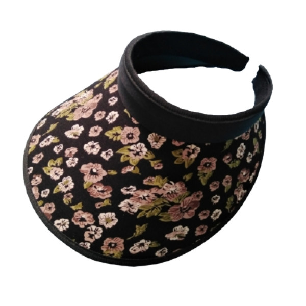 کلاه آفتابگیر زنانه طرح گل مدل A_ten 05
