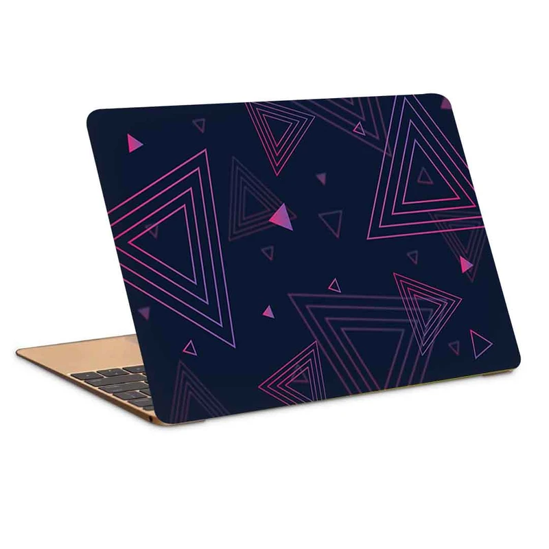 استیکر لپ تاپ طرح triangles on darkکد c-948مناسب برای لپ تاپ 15.6 اینچ