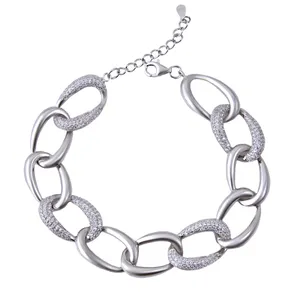  دستبند نقره زنانه بازرگانی میلادی کد DP_016