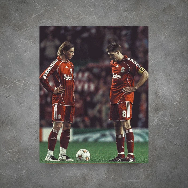 تابلو شاسی طرح پوستر ورزشی مدل استیون جرارد کد FS39