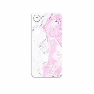 MAHOOT Blanco-Pink-Marble Cover Sticker for BlackBerry KEYONE