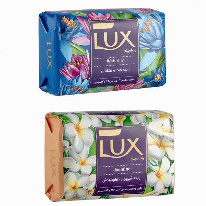 صابون شستشو صورت و بدن لوکس مدل 311 و 312 مناسب برای انواع پوست وزن 125 گرم بسته 2 عددی