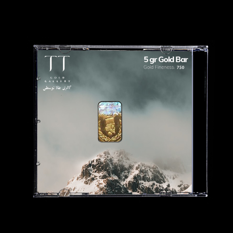 شمش طلا 18 عیار گالری طلا توسطی مدل 452773