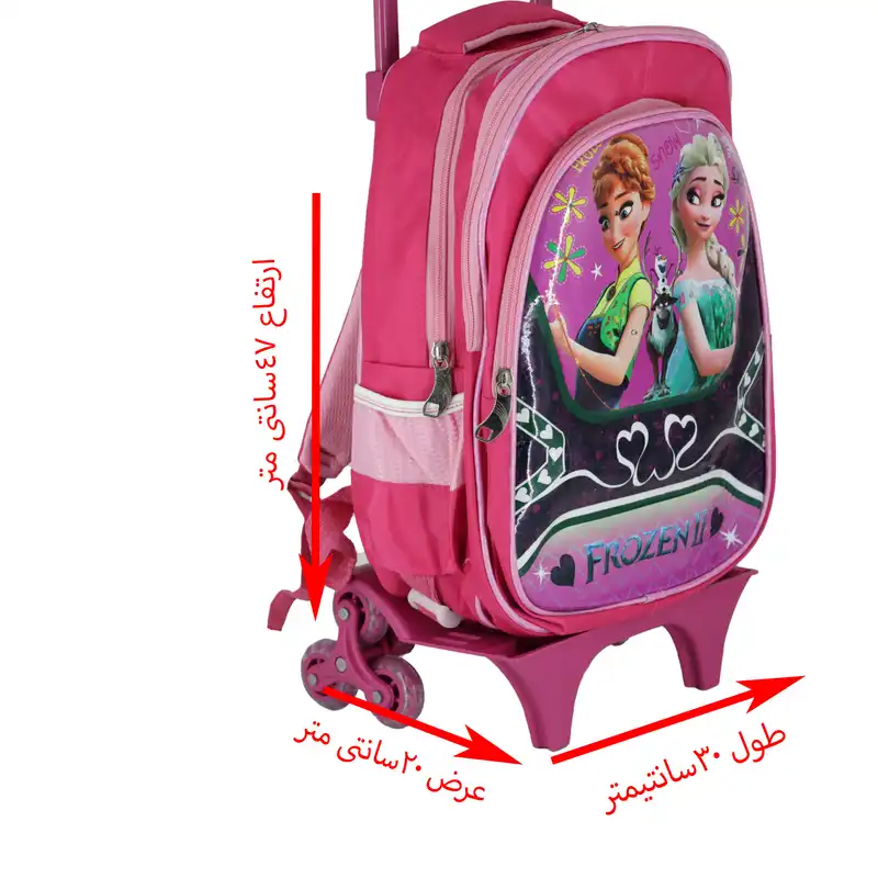 کوله پشتی چرخ دار طرح الساوآنا کد  80 iy