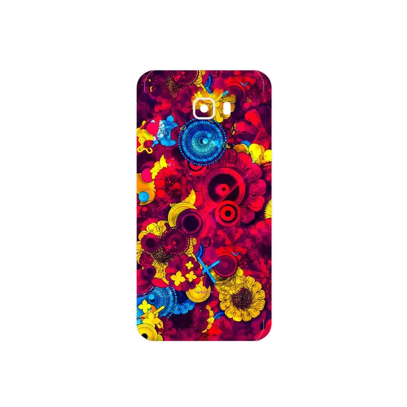 برچسب پوششی ماهوت مدل Vector Flower Garden Digital Art مناسب برای گوشی موبایل سامسونگ Galaxy C7 Pro