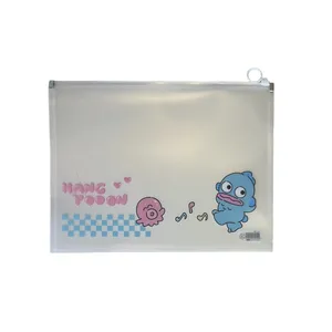 پوشه مدل زیپی طرح ماهی آبی و هشت پا