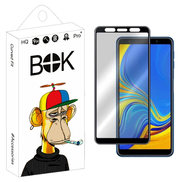 محافظ صفحه نمایش سرامیکی بوک مدل +HD مناسب برای گوشی موبایل سامسونگ A750