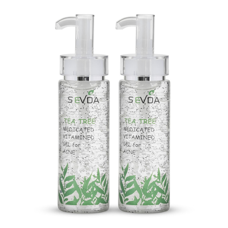 ژل ضد جوش صورت و بدن سودا مدل چای سبز مناسب برای انوع پوست حجم 180 میلی لیتر مجموعه 2 عددی