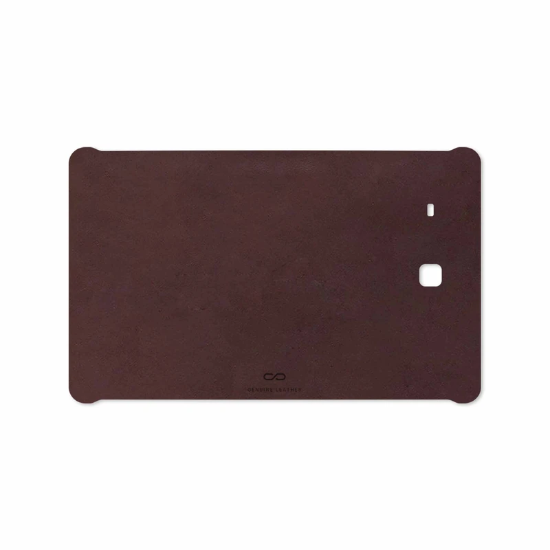 برچسب پوششی ماهوت مدل Matte-Dark-Brown-Leather مناسب برای تبلت سامسونگ Galaxy Tab E 9.6 2015 T561