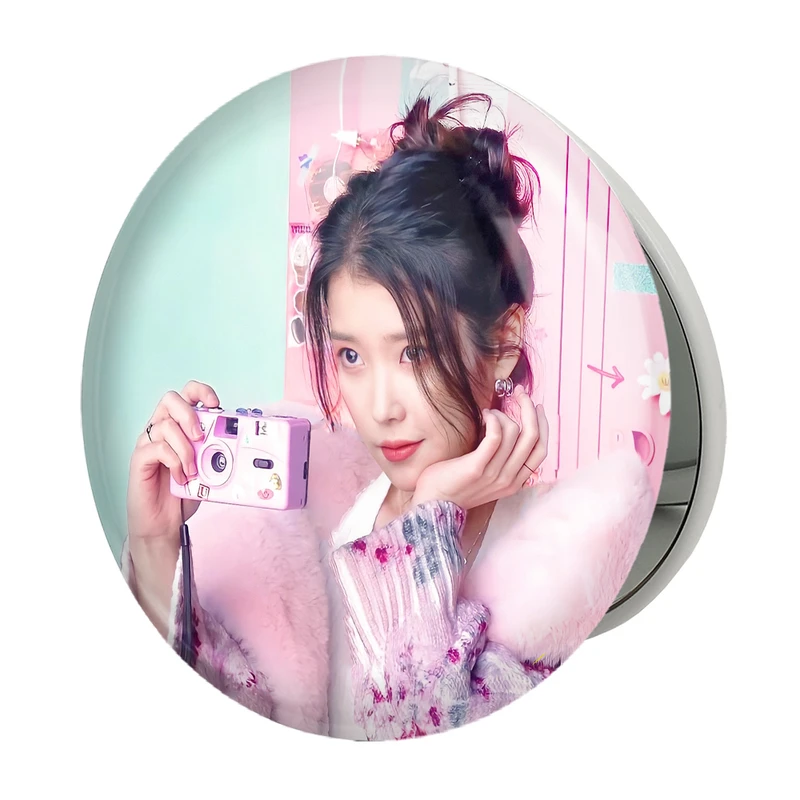 آینه جیبی خندالو طرح آیو IU مدل تاشو کد 19798 