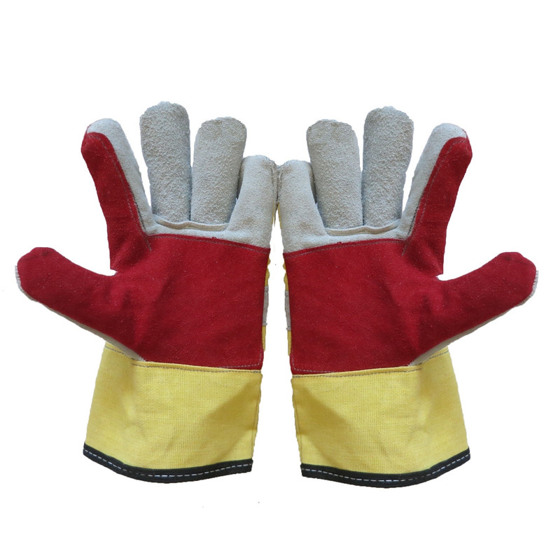 دستکش ایمنی کف دوبل چرم اشبالتی مدل 091 بسته 3 جفتی دستکش ایمنی کف دوبل چرم اشبالتی مدل 091 بسته 3 جفتی