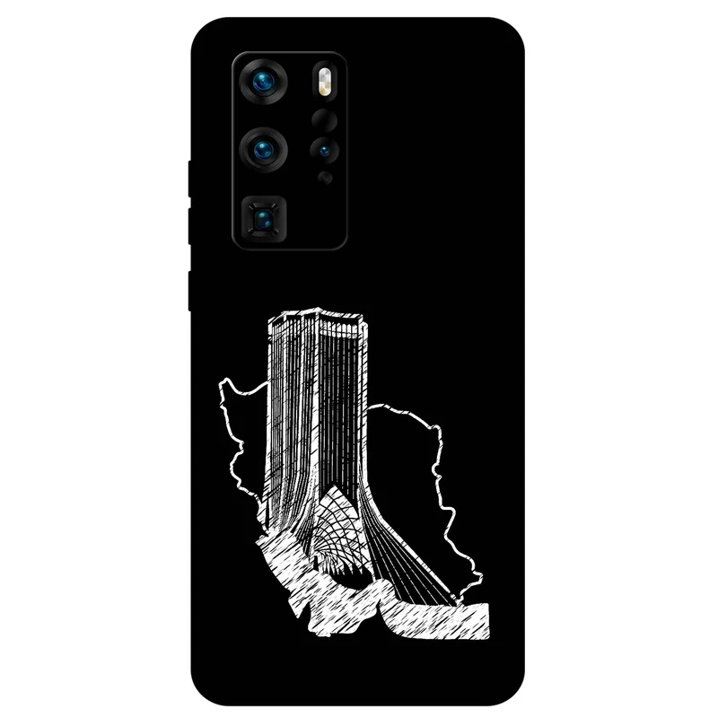 کاور مگافون طرح برج آزادی مدل 1628 مناسب برای گوشی موبایل هوآوی P40 Pro