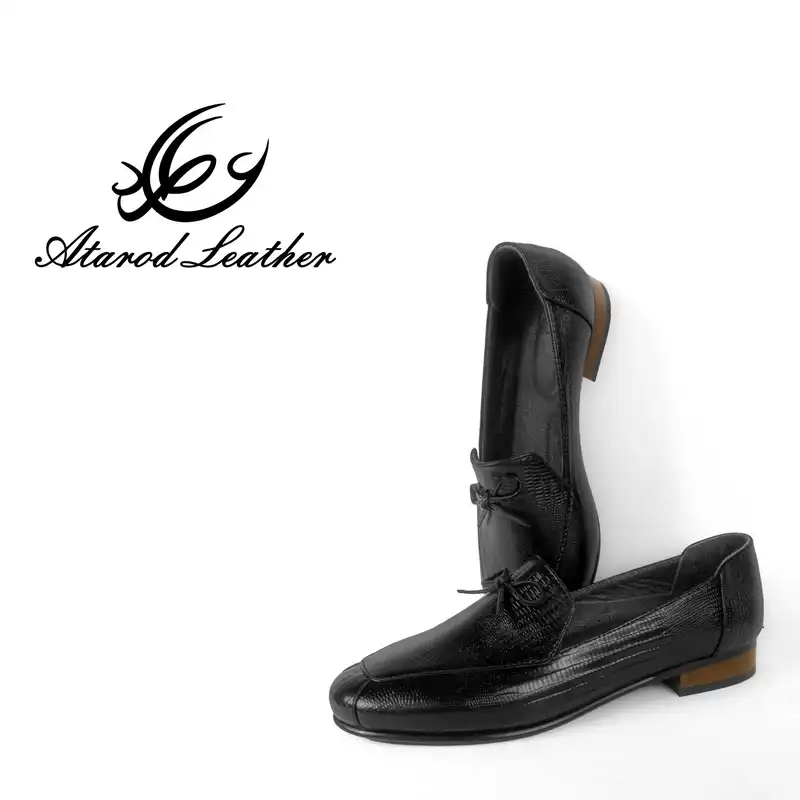 کفش زنانه چرم عطارد مدل چرم طبیعی کد SH196