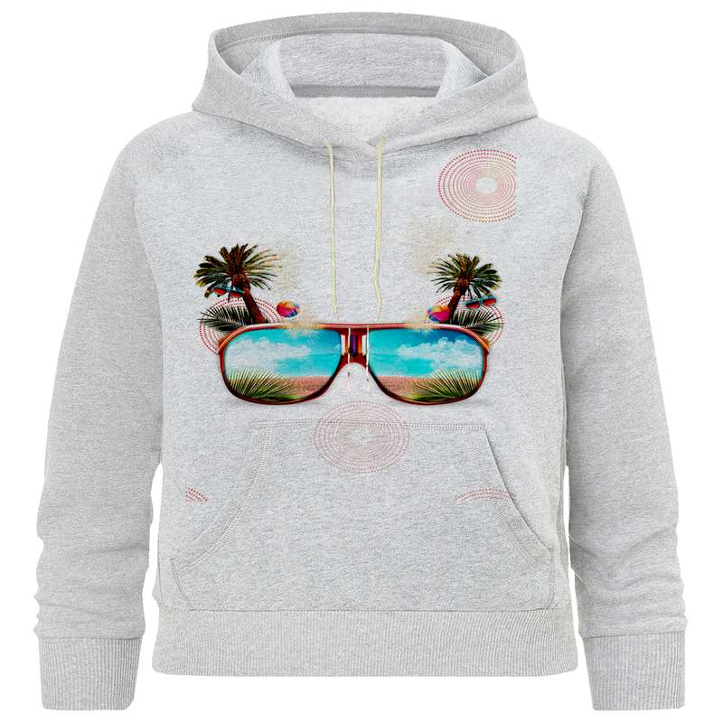 هودی دخترانه مدل عینک کد M 219