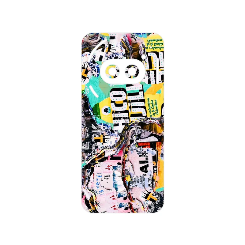 برچسب پوششی ماهوت مدل Collage of Teared Paper مناسب برای گوشی موبایل ناتینگ Phone 2a