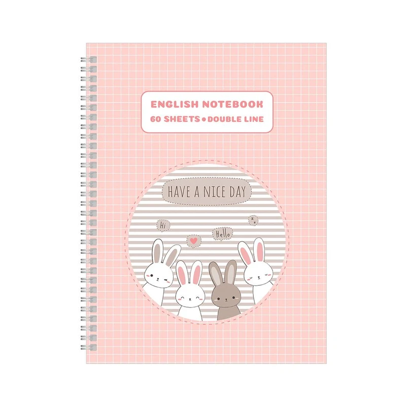 دفتر زبان 60 برگ پانداک کد 006