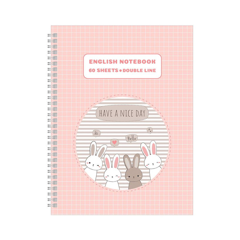 دفتر زبان 60 برگ پانداک کد 006