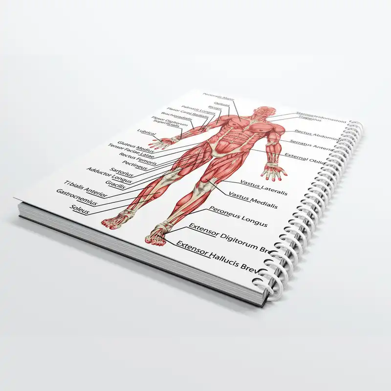 دفتر مشق 100 برگ مدل آناتومی بدن