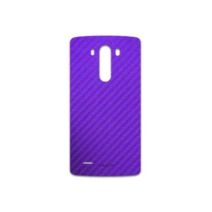 MAHOOT Purple-Fiber Cover Sticker for LG G3