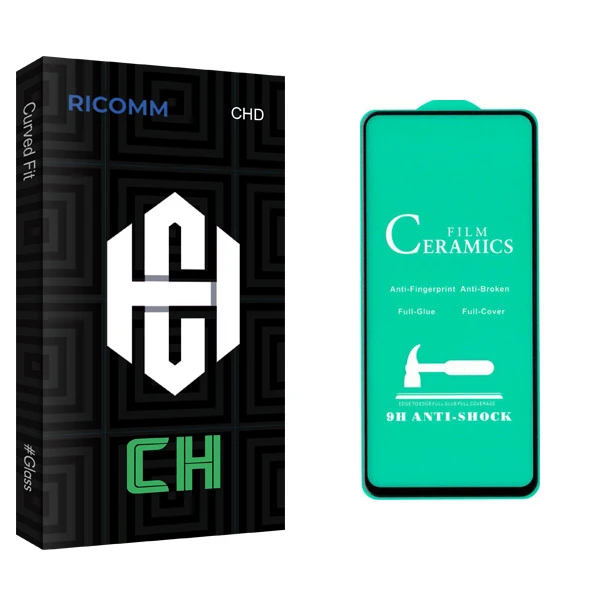 محافظ صفحه نمایش سرامیکی ریکام مدل CH glass مناسب برای گوشی موبایل شیائومی Redmi Note 9 Pro / Note 9S