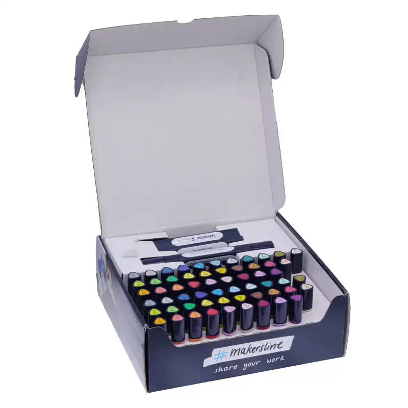 ماژیک رنگ آمیزی اشنایدر کد 20 مجموعه 72 عددی