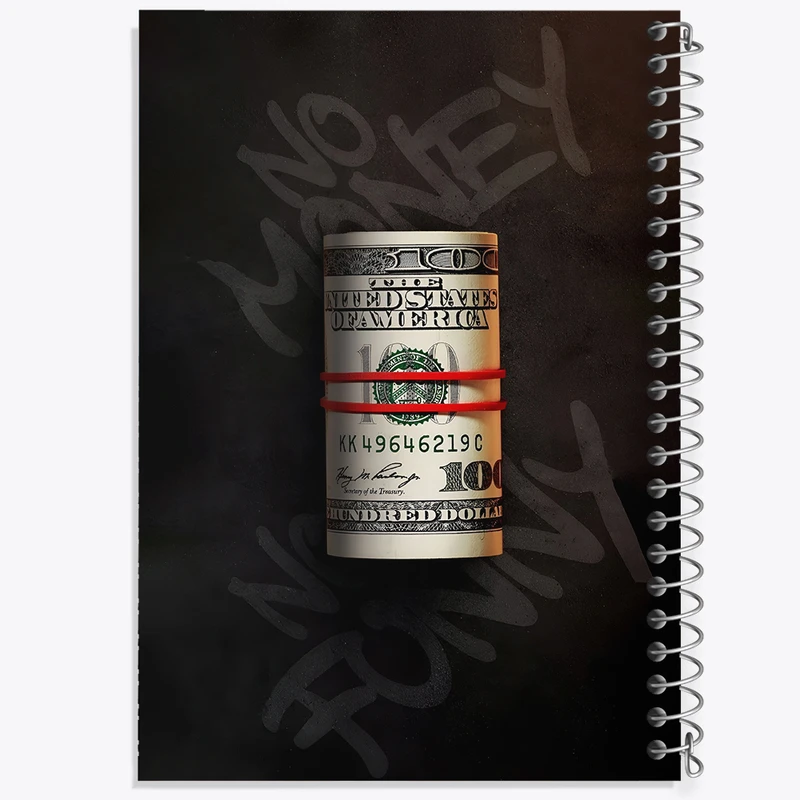 دفتر مشق 50 برگ خندالو طرح دلار کد F6845