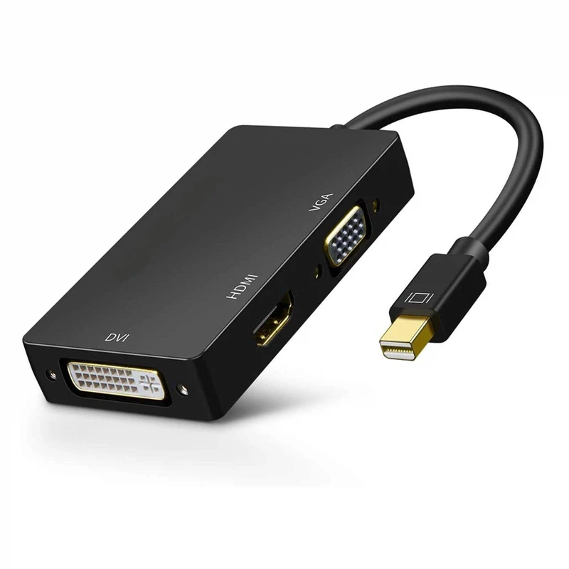 عکس شماره 3 : مبدل mini displayport به hdmi-vga-dvi کد hpk32