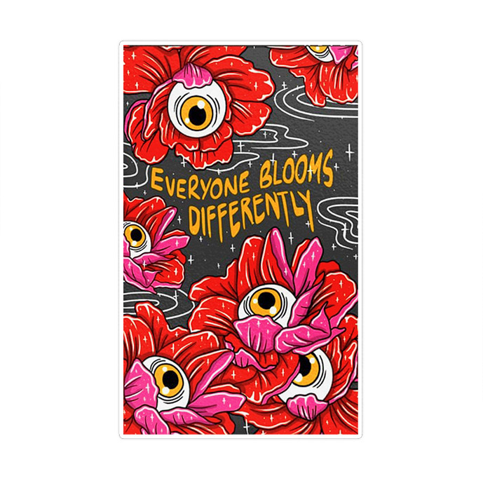 استیکر تزئینی موبایل و تبلت ماسا دیزاین مدل SM00010 گل