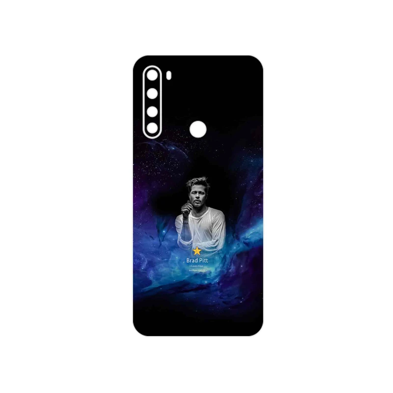 برچسب پوششی ماهوت مدل Brad Pitt مناسب برای گوشی موبایل شیائومی Redmi Note 8 2021