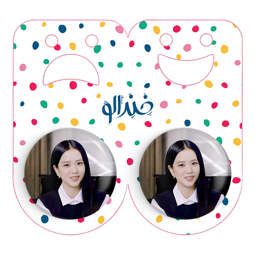 پیکسل خندالو مدل جیسو بلک پینک کد 14134 به همراه مگنت