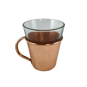لیوان مسی مدل قاب کد alsh031 بسته 2 عددی