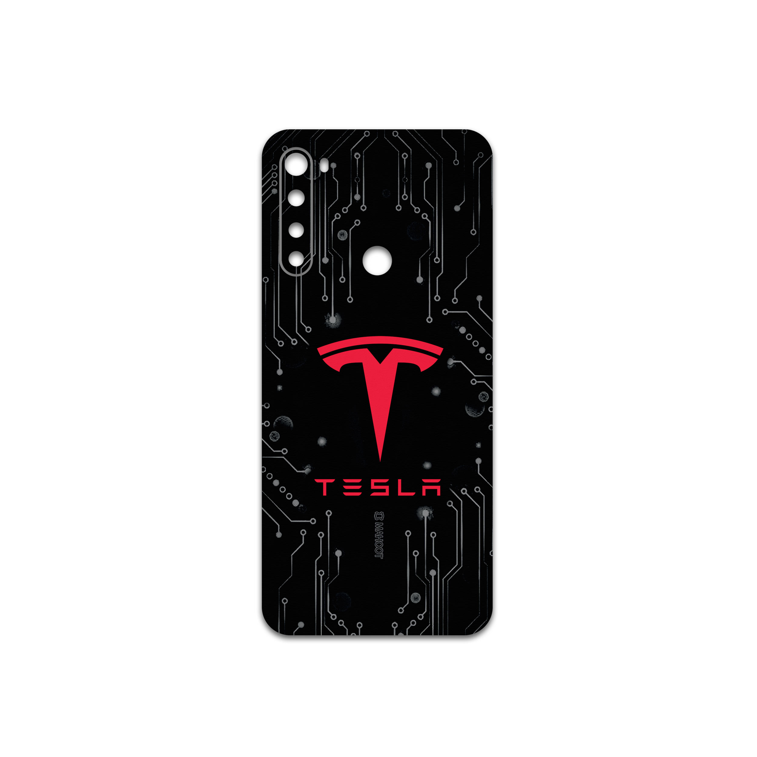 برچسب پوششی ماهوت مدل TESLA-Motors مناسب برای گوشی موبایل شیائومی Redmi Note 8T