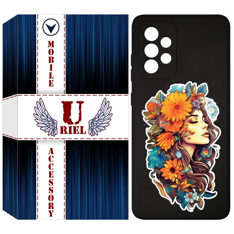 کاور یوریل مدل KSH کد 52 طرح دختر مناسب برای گوشی موبایل سامسونگ Galaxy A33 5G