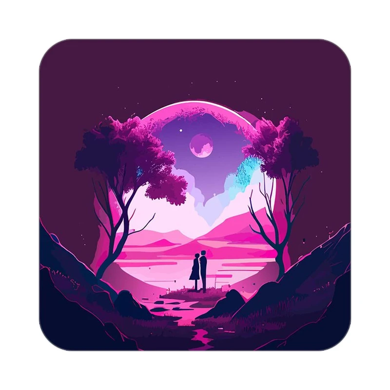 زیر لیوانی کاکتی مدل عاشقانه کد mp13135