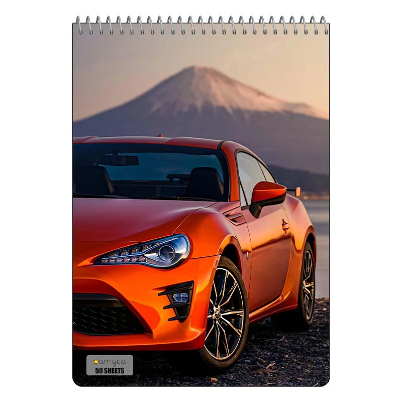 دفتر نقاشی 50 برگ سیمی کارنیکا طرح تویوتا جی تی ۸۶ Toyota GT86 کد 40289