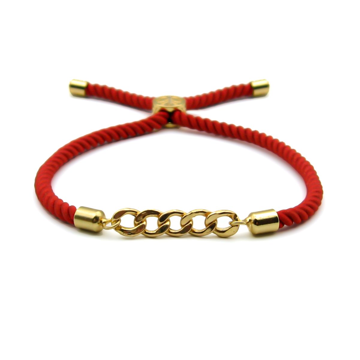 دستبند طلا 18 عیار زنانه مانچو مدل bfg217 -  - 2