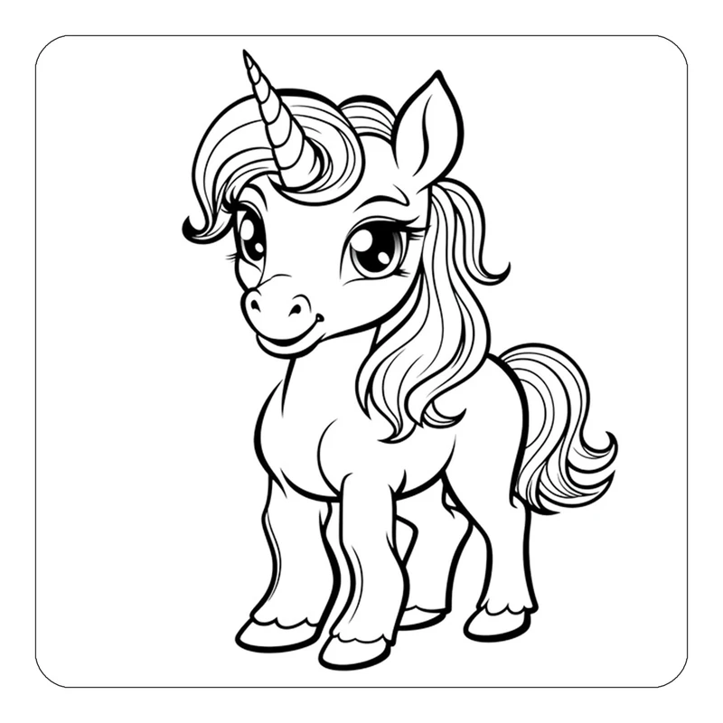 مگنت کاکتی طرح اسب تک شاخ و یونیکورن مدل mp29190