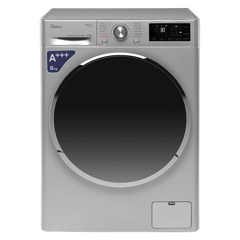ماشین لباسشویی جی پلاس مدل GWM-L880S ظرفیت 8 کیلوگرم