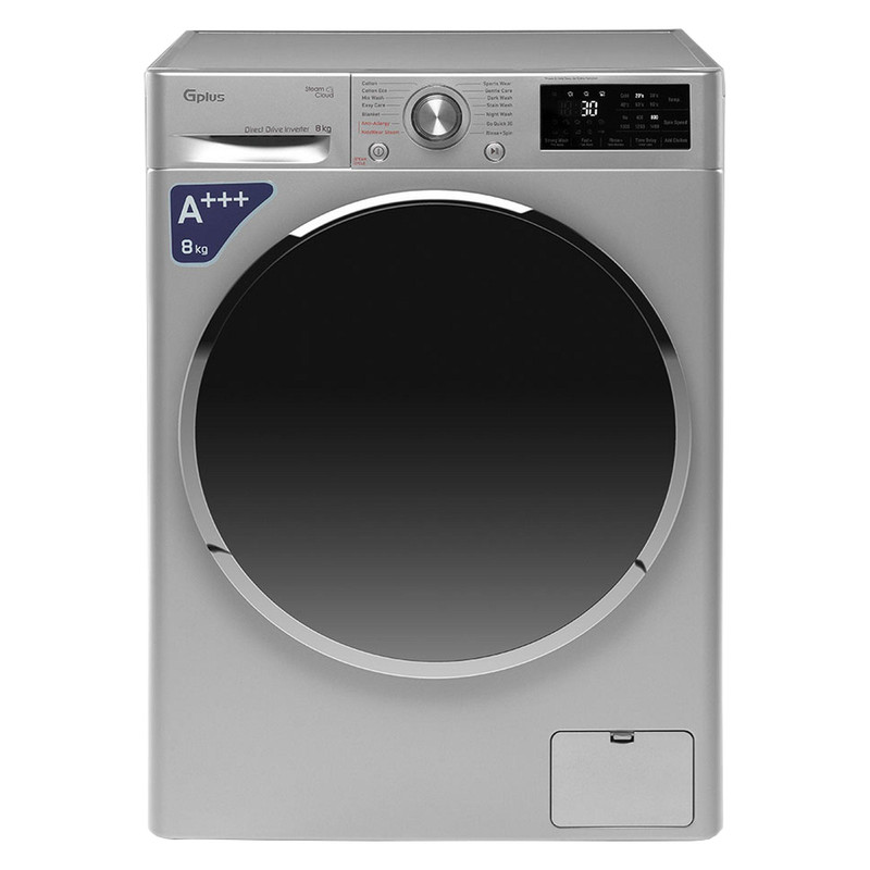 ماشین لباسشویی جی پلاس مدل GWM-L880S ظرفیت 8 کیلوگرم